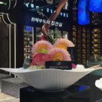 패션 연어 사시미 플레이트, 해산물 스타일, 빅 커피 뷔페 아이스 플레이트, 쇠고기 핫팟 쿠킹 플레이트, 그루퍼 플레이트 - 이미지 4