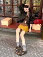 유럽 ​​스테이션 신규 초봄 독일 트레이닝화 헬로캣 포레스트 검프 레트로 라운드 헤드 AB 스타일 KT캣 헬로키티 캐주얼 여성화 - 이미지 2