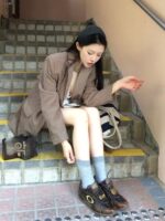 유럽 ​​스테이션 신규 초봄 독일 트레이닝화 헬로캣 포레스트 검프 레트로 라운드 헤드 AB 스타일 KT캣 헬로키티 캐주얼 여성화 - 이미지 3