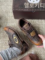 유럽 ​​스테이션 신규 초봄 독일 트레이닝화 헬로캣 포레스트 검프 레트로 라운드 헤드 AB 스타일 KT캣 헬로키티 캐주얼 여성화 - 이미지 5