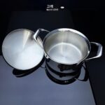 셰프레벨 프렌치 실버포트 20cm 쇼트수프포트 1810 올스테인리스 스틸 마이크로프레셔포트 다목적용 화상방지 코팅없음 - 이미지 4