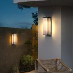 야외 벽등 태양광 정원등 빌라 외부 벽등 방수 야외 게이트 벽등 테라스 정원 벽등 - 이미지 2