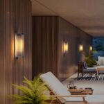 야외 벽등 태양광 정원등 빌라 외부 벽등 방수 야외 게이트 벽등 테라스 정원 벽등 - 이미지 5