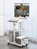 홈 데스크탑 컴퓨터 테이블 노트북 테이블 스탠딩 오피스 테이블 매뉴얼 리프팅 모바일 심플 컴퓨터 스탠드