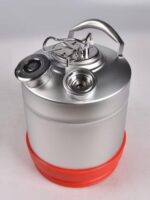 304 스테인리스 스틸 10L 싱글 헤드, 더블 헤드, 멀티 헤드 세척 배럴 크래프트 맥주 머신 파이프라인 세척 장비 KegLand - 이미지 2