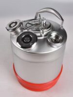 304 스테인리스 스틸 10L 싱글 헤드, 더블 헤드, 멀티 헤드 세척 배럴 크래프트 맥주 머신 파이프라인 세척 장비 KegLand - 이미지 4