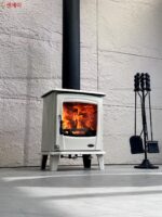 센메이 유럽식 주철 실제 불 벽난로 난방 스토브 연소 불 홈스테이 수직 주철 소형 벽난로 시리즈 - 이미지 3