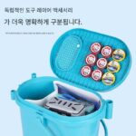 2-in-1 낚시상자 의자 소형 중형 낚시상자 생선 보관상자 두꺼워진 낚시통 휴대용 통 살아있는 물고기 통에 앉을 수 있음 - 이미지 3