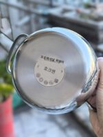 18/10 스테인리스 스틸 더블 이어 소형 우유 냄비 이유식 냄비 소형 수프 냄비 스튜 냄비 유도 조리기 범용 12/14cm - 이미지 5