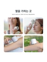 FARADAY Faraday 핸드헬드 냉각 소형 팬 접이식 충전식 디지털 디스플레이 얼음 압축 냉각 아티팩트 긴 배터리 수명 - 이미지 2