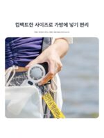FARADAY Faraday 핸드헬드 냉각 소형 팬 접이식 충전식 디지털 디스플레이 얼음 압축 냉각 아티팩트 긴 배터리 수명 - 이미지 4