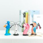 사무실 목재 공예 안경 프레임 창의적 수제 목각 보관 브래킷 안경 디스플레이 스탠드 선물 견고한 목재 - 이미지 2