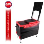 광웨이 낚시 박스 리프팅 발 숨겨진 등받이 다기능 두꺼워진 보온 및 보냉 풀로드 휠 테이블 낚시 박스 38L