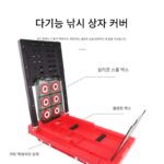 광웨이 낚시 박스 리프팅 발 숨겨진 등받이 다기능 두꺼워진 보온 및 보냉 풀로드 휠 테이블 낚시 박스 38L - 이미지 4