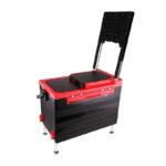 광웨이 낚시 박스 리프팅 발 숨겨진 등받이 다기능 두꺼워진 보온 및 보냉 풀로드 휠 테이블 낚시 박스 38L - 이미지 5