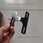 9자리 롱테일 F90 C시리즈 MMAX NzMix M시리즈 고정브라켓 개조형 전기자동차 번호판 프레임에 적용가능 - 이미지 3