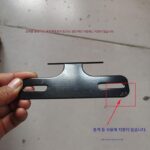 9자리 롱테일 F90 C시리즈 MMAX NzMix M시리즈 고정브라켓 개조형 전기자동차 번호판 프레임에 적용가능 - 이미지 4