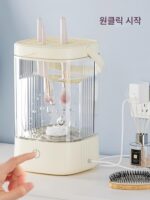 메이크업 브러쉬 자동 세척기 아티팩트 전기 게으른 세척 파우더 퍼프 브러쉬 빠른 건조 전자동 도구 수출 버전 - 이미지 3