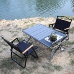 야외 캠핑 igt 테이블 접이식 테이블 알루미늄 합금 계란 롤 테이블 휴대용 여행 바베큐 전술 테이블 피크닉 테이블 - 이미지 2