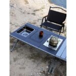 야외 캠핑 igt 테이블 접이식 테이블 알루미늄 합금 계란 롤 테이블 휴대용 여행 바베큐 전술 테이블 피크닉 테이블 - 이미지 3