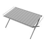 야외 캠핑 igt 테이블 접이식 테이블 알루미늄 합금 계란 롤 테이블 휴대용 여행 바베큐 전술 테이블 피크닉 테이블 - 이미지 5