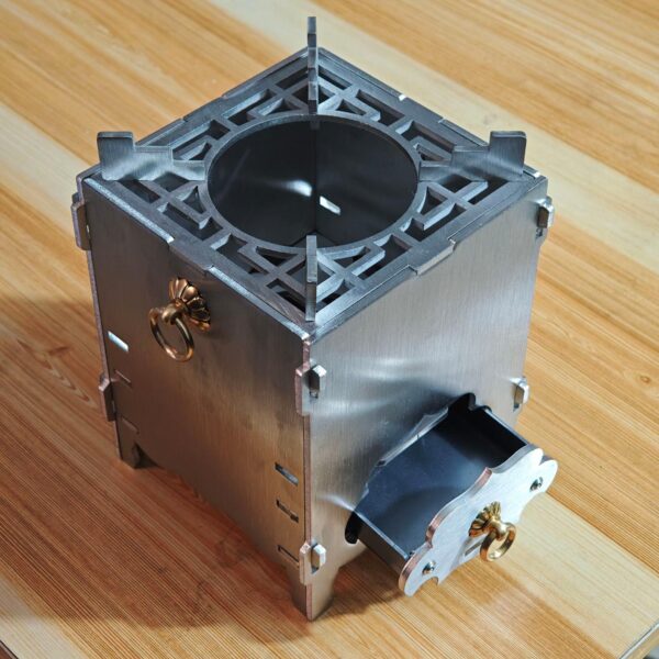 차 끓이는 숯불 스토브 숯불 차 스토브 14cm304 스테인리스 스틸 숯불 스토브 소형 스토브 차 예술 바베큐