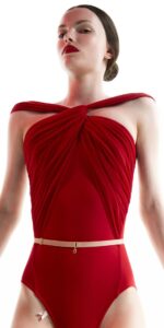 룸 야란샹 JAC 레드 발레 바디수트 댄스 트레이닝 수트 요가 바디수트 Just A Corpse - 이미지 4