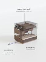 더블 고래 원목 고래 C형 싱글 아일랜드 테이블 분리형 신품 고급형 라이트 럭셔리 록 플레이트 식탁 텔레스코픽 다운턴 캐비닛 가이드 테이블 레스토랑 - 이미지 5