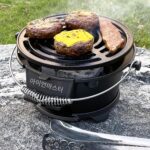 미국 수출용 주철 바베큐 그릴 식품등급 야외 피크닉 가든 숯불 바베큐 그릴 8인용 스토브 주변에서 차 만들기 - 이미지 3