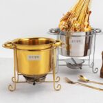 스테인리스 스틸 샤브샤브 냄비, 닭 냄비, 곱창 냄비, 끈 냄비, 상업용 유도 쿠커, 매운 냄비 - 이미지 2