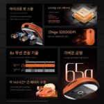 Incott G23 무선 마우스 핫스왑 가능 마이크로 스위치 장수명 게임용 마우스, 게임 및 사무용으로 전용 - 이미지 2