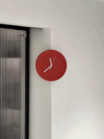 코너 양면 벽시계 거실 벽걸이 코너 시계 펀칭 못 없음 홈 2024 새로운 크리에이티브 아트 장식 - 이미지 3