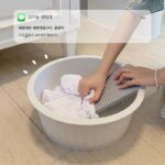 세면대 학생기숙사 세면대 세탁판 세탁 속옷 소형 세면대 통합 세탁대 속옷 세면대 벨트형 - 이미지 3