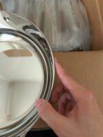 백창가 · 316L 무코팅 3겹 스테인리스 스틸 냄비 두껍게 코팅 상업용 가정용 뚜껑이 있는 조리 냄비와 이중 귀 수프 냄비 - 이미지 3