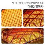 투오쿤 주오리 야외난방 스토브 캠핑 겨울 실내 화재 텐트 미니 유물 휴대용 카세트 난방 스토브 - 이미지 3