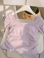 여성 요가복 2025년 신상품 가을 겨울 상의 하이엔드 스포츠 뷰티풀 피트니스복 필라테스 스몰 롱슬리브 - 이미지 2