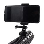 택티컬 피쉬본 20mm 레일 장착베이스 라이브 방송 브라켓 고프로 스포츠 카메라 모바일 폰 카메라 브라켓 - 이미지 4