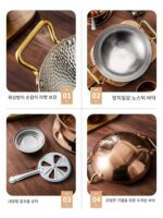 일본 수입 무지 두껍게 한 304 스테인리스 스틸 건조 냄비 상업용 알코올 스토브 특수 식기 겨울 따뜻한 수프 냄비 - 이미지 5