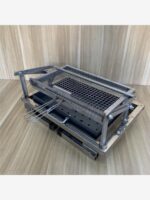 새로운 스테인리스 스틸 플립 그릴 야외 캠핑 휴대용 접이식 바베큐 그릴 구운 생선용 - 이미지 4