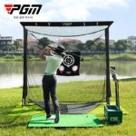 PGM 실내 골프 연습망 자동 볼 리턴 스윙 치핑 히팅 케이지 볼 머신 장비 트레이닝 세트 - 이미지 3