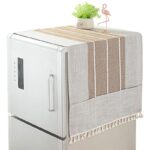 더스트커버, 코튼리넨두꺼운냉장고커버 - 이미지 5