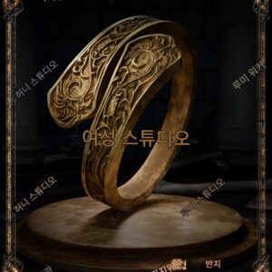 다크 소울 3 노인 반지 소울 시리즈 게임 주변 화생 반지 금속 실버 반지 착용 가능한 목걸이