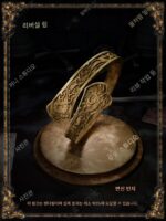 다크 소울 3 노인 반지 소울 시리즈 게임 주변 화생 반지 금속 실버 반지 착용 가능한 목걸이 - 이미지 2