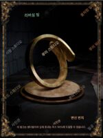 다크 소울 3 노인 반지 소울 시리즈 게임 주변 화생 반지 금속 실버 반지 착용 가능한 목걸이 - 이미지 5