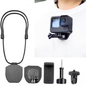 고프로 dji action3/4/5insta360 넥 브라켓 퀵 릴리스 고정 브라켓에 적합한 자석 브라켓