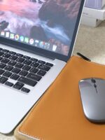 휴대용 싱글 숄더 메신저 컴퓨터 가방 심플한 여성용 14인치 서류 가방 남성용 방수 크래프트지 통근 가방 16인치 노트북 핸드백 Apple MacbookPro 13.3인치 크리에이티브 라이너 가방 - 이미지 4