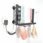 솔리드 전기 지능형 핫 타월 랙 욕실 욕실 홈 난방 건조 살균 목욕 타월 보관 랙 - 이미지 3