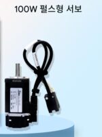 서보 모터 세트 드라이버 영구 자석 제어 모터 브레이크 없음 Moliwei 100W 펄스 서보 모터 - 이미지 2