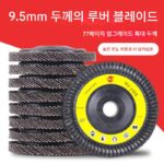 Jiubao 산업 등급 특대 두께 루버 블레이드 두꺼워진 소성 연삭 판금 스테인리스 스틸 루버 블레이드 연삭 철 천 휠