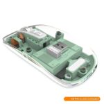 로지텍 3모드 무선 블루투스 투명 마우스 타입-C 충전 무소음 비즈니스 오피스 마우스 - 이미지 5